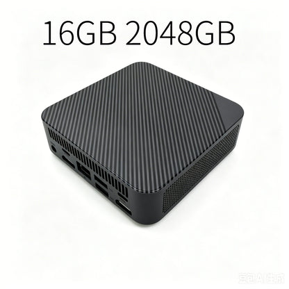 Intel Core N150 Portable Mini PC 16GB DDR4 M.2 NVMe SSD Triple 4K WiFi6 Silent Cooling Office Home Desktop Computer