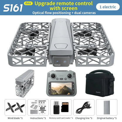 Original S161 MAX GPS Foldable Drone 8K Dual Camera Brushless 5G FPV Human Tracking Gesture Shoot Quadcopter Drone