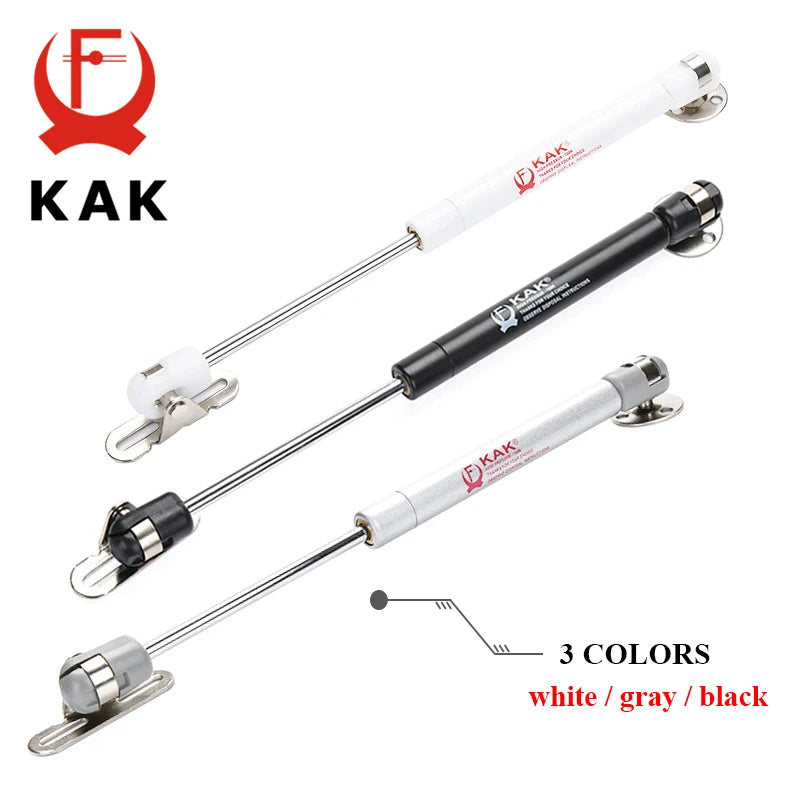 KAK 4 Pack 6kg 10kg 15kg Gas Spring Cabinet Hinge Copper Core Door Lift Support Hydraulic Kitchen Cupboard Door Hinges Hardware