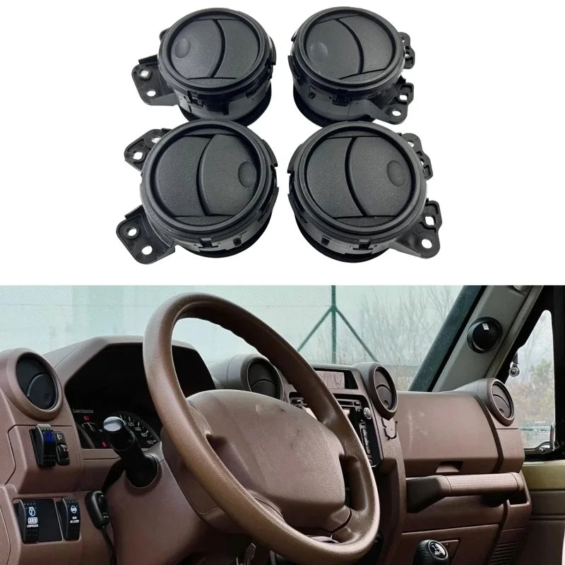 For Toyota Land Cruiser 70 Series LC71 LC76 LC78 LC79 2007 2023 A/C Air Vent Outlet Front Air Conditioner Ventilation Louver