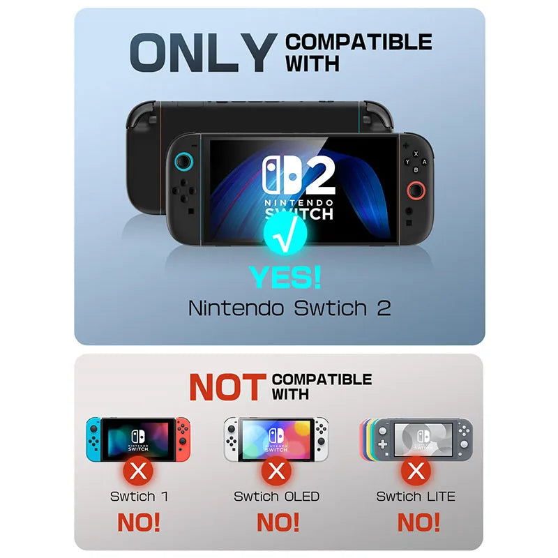 Dockable Case For Nintendo Switch 2 2025 SUPCASE Blade Series TPU Grip Protective Cover Compatible with Joy-Con Controller
