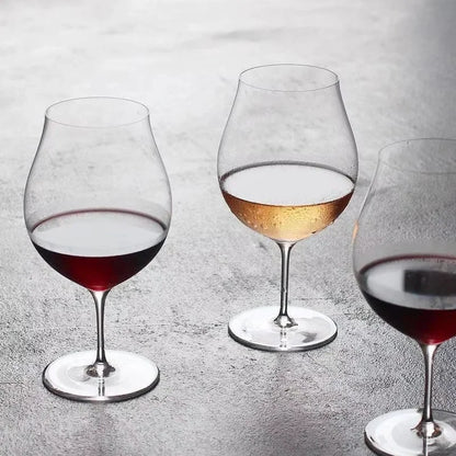 430ML Japanese Kimura Tulip Goblet Ultrathin Crystal Wine Glass Handmade Ultra Thin Aperitif Sparkling Wine Glass Soda Drink Cup