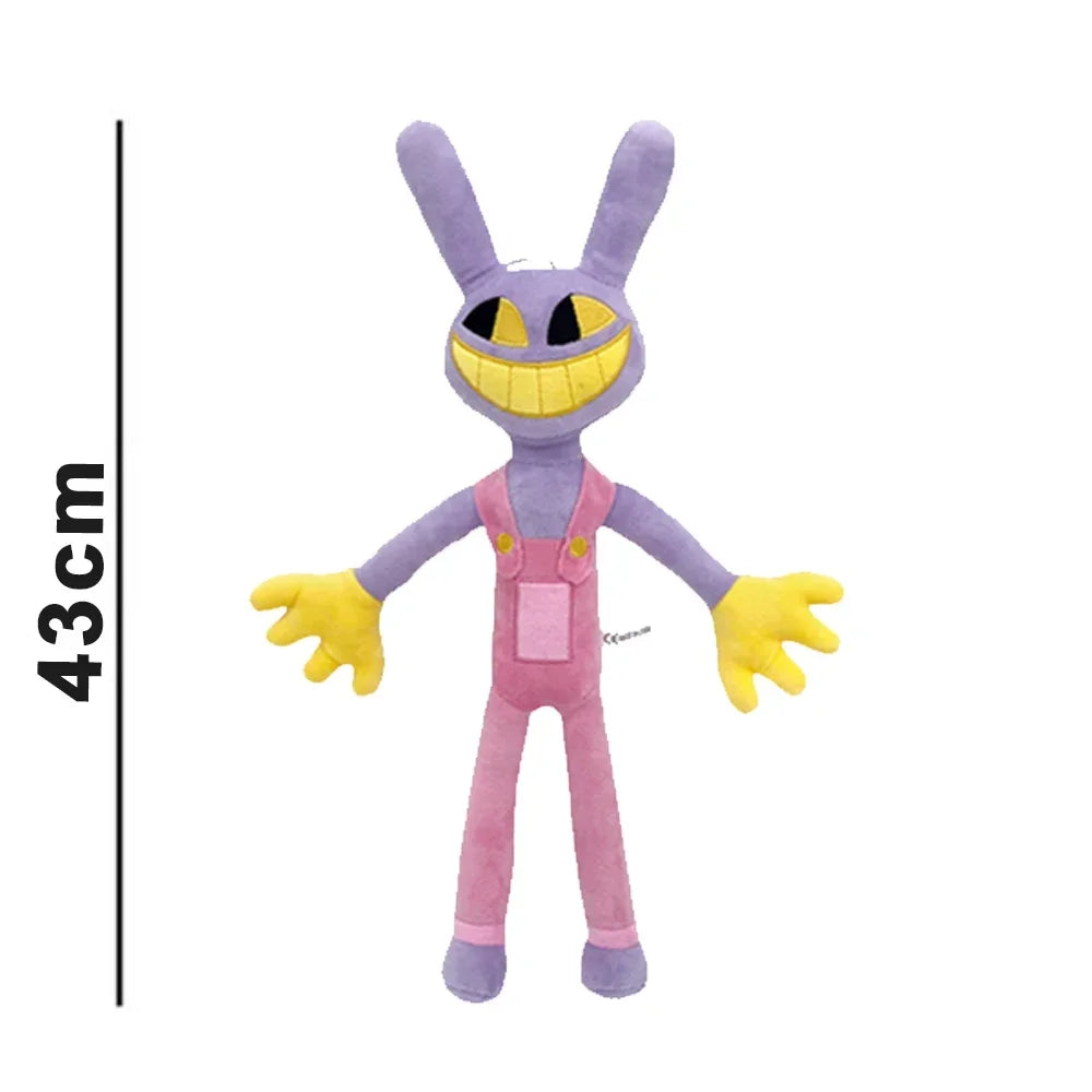 New Styles The Amazing Digital Circus Pomni Jax Plush Toy Anime Cute Theater Rabbit Doll Cartoon Clown Christmas Kids Gifts