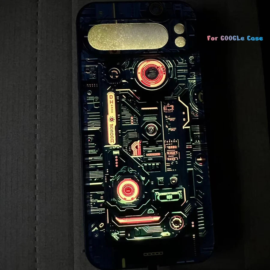 Smart LED Lighting Case For Google Pixel 10 9 Pro XL 9A 9Pro Anti-shock Full Protective Cover Glow For Google Fold Case Pixel