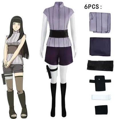 Hinata Hyuga Shippuden Generation Hinata Shirt Pants Belt Cosplay Costumes Cosplay Halloween Carnival Costumes Wig
