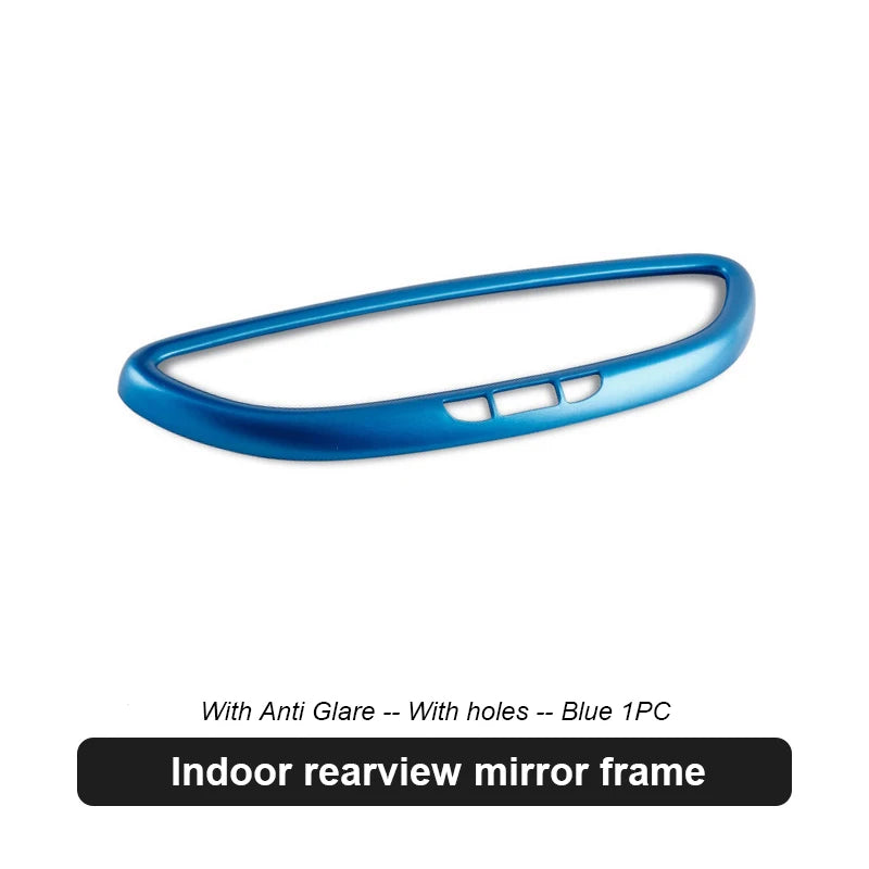 For Porsche Macan 2014-2017 Cayenne 2011-2017 Panamera 2013-2016 Car Indoor Rearview Mirror Decorative Frame Cover Sticker