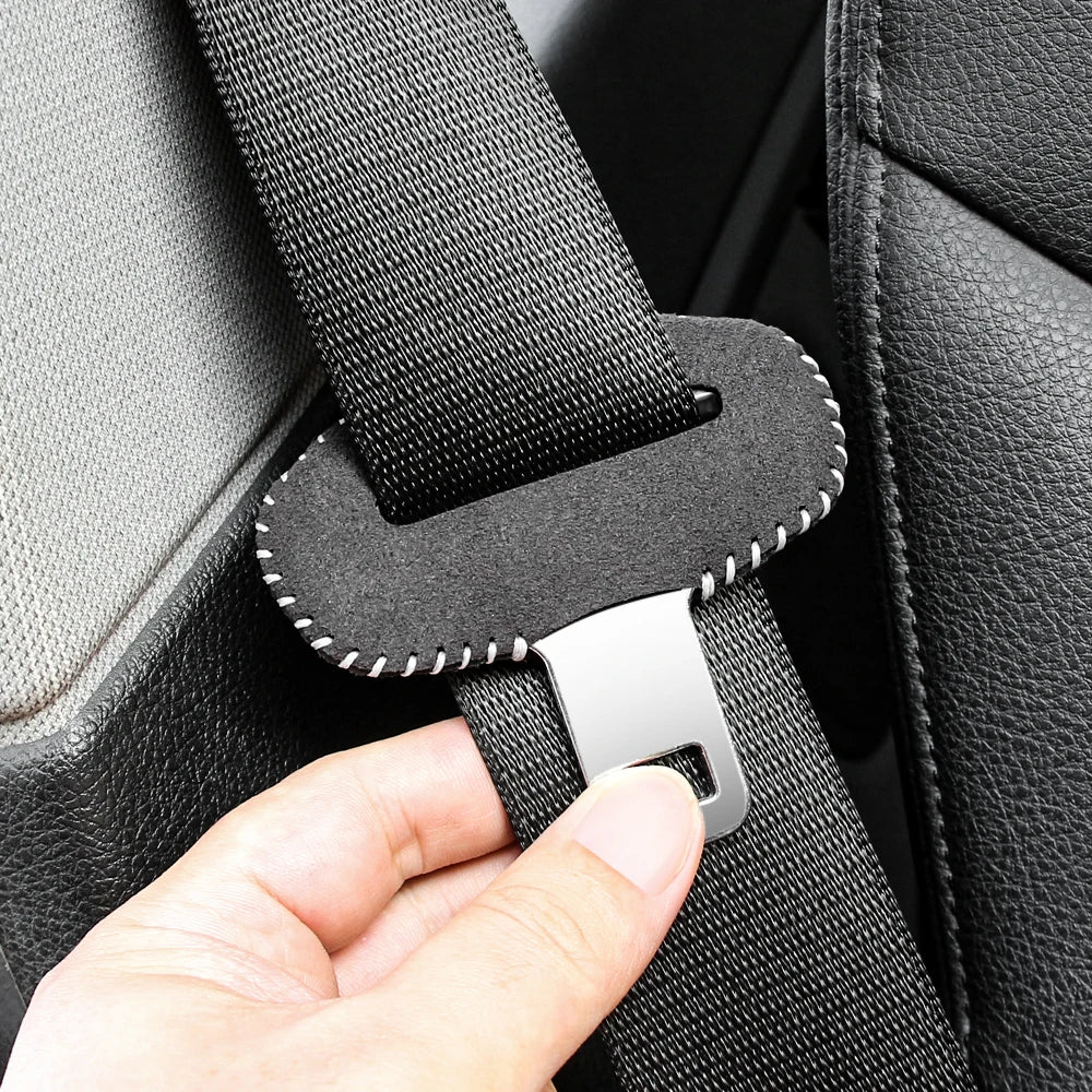 For Porsche Cayenne Panamera Macan 718 911 Taycan Car Safety Belt Buckle Covers car accessories