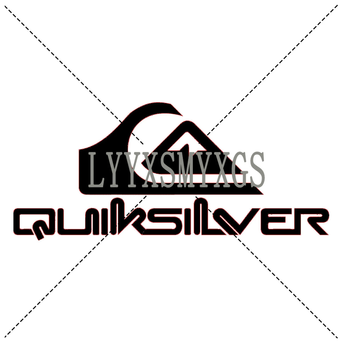 Personality Self-adhesive Quiksilver Surfboard Car Sticker Automotive Rear Window and Bumper Waterproof Vinyl Decal Decorative