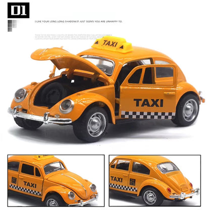 1:32 Volkswagen Beetle Alloy Car Metal Classic Toy Model with Pull Back Function Vehicles for Child Gifts
