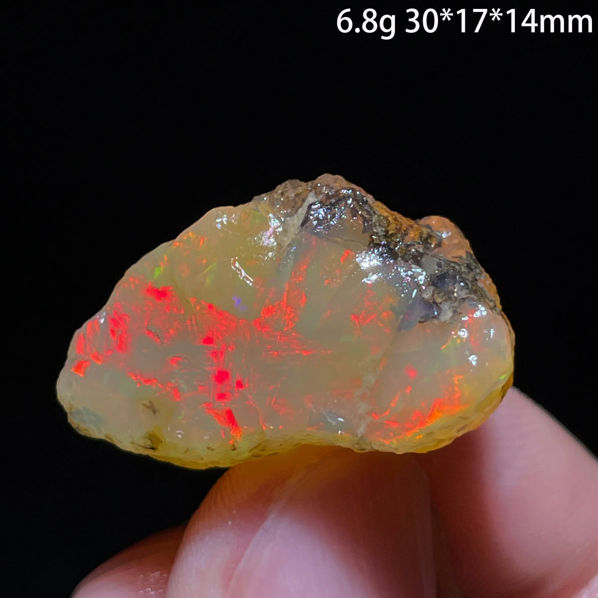 Natural Rare Colorful Ethiopia Opal (Need In Water) Gem Mineral Healing Quartz Crystals Gemstone Shooting Under Lighting
