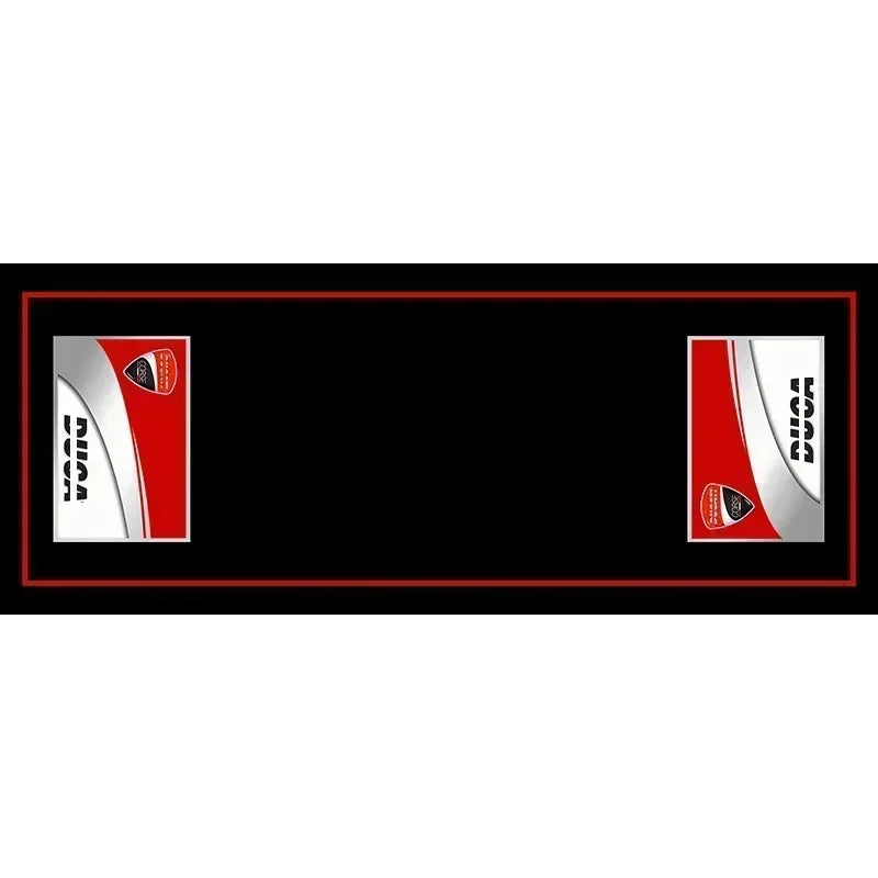 Crystal Velvet Motorcycle Display Carpet Racing Electric Vehicle Mat Garage Anti-slip Floor Decoration Customized Parking Rug