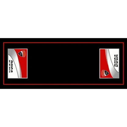 Crystal Velvet Motorcycle Display Carpet Racing Electric Vehicle Mat Garage Anti-slip Floor Decoration Customized Parking Rug