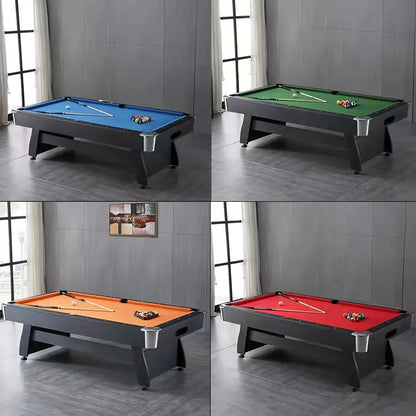 Household solid wood pool table automatic return American black eight indoor pool table multi-functional three-in-one marble tab
