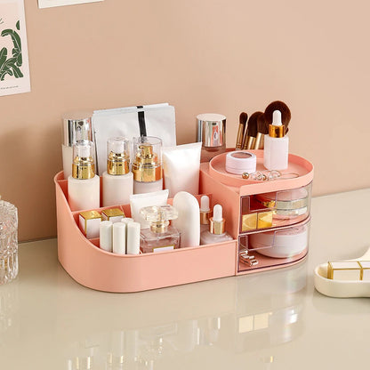 Table Makeup Storage Box Cosmetic Storage Organizer Jewelry Nail Polish Dormitory Makeup Container Desktop Sundries Storage Box