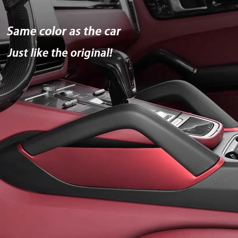 For Porsche Cayenne 2018 2019 2020 2021 2022 2023 2024 Car Center Console Gap Storage Box Phone Key Auto Armrest Organizer