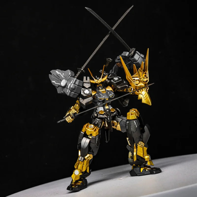HG 1/144 Beautiful 61846 Black Gold Warring States Heretic Model Kit Action Figures Desktop Ornament Toys Anime Enthusiast Gift