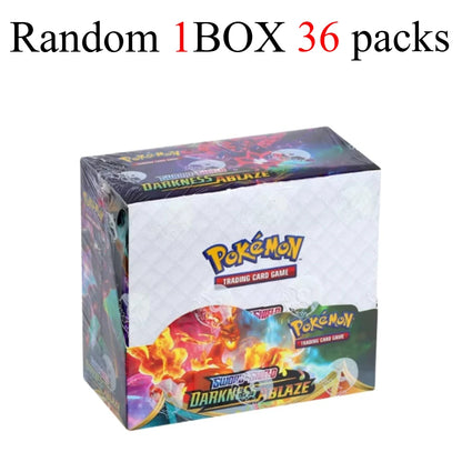 new model English 36 Packs Pokémon TCG: Scarlet & Violet Etsncelles Evoving Skies 151 BATTLE Flames Booster Box Battle  Card