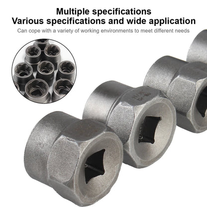 Bolt Nut Removal Socket Tool Bolt Nut Remover Accessory Nut Extractor Car Repair Tool Damaged Screw Extractor Hand Tools Kit