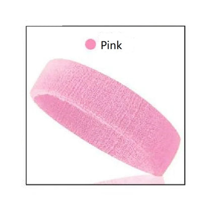 Towel material solid high eleastic thick sweat absorbing running cycling outdoor sports sweatband headband hair band