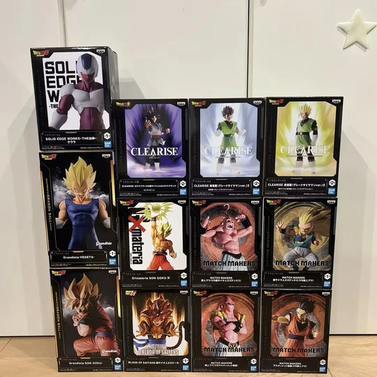 Bandai History Box Tao Pai Pai Hercule Mark Shenron Son Goku Vegetto Beerus Majin Buu Broli Turles Action Figures Model