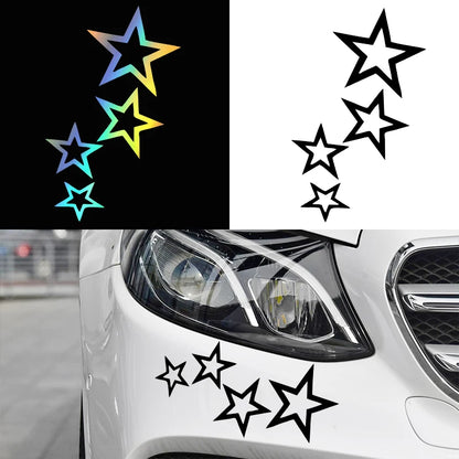 G078 12CMX24CM stars car sticker vinyl car decal waterproof stickers on car truck bumper rear window no background