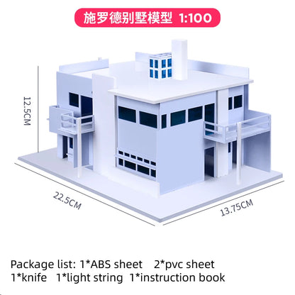 1:100 Scale Architecture Model Kit Famous Architecture Replicas DIY Building Construction Toy Educational Craft Set Hobby Crafts