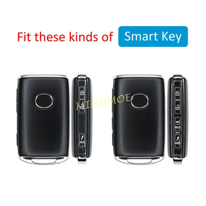 For Mazda 3 BP 6 GJ CX30 CX50 CX60 CX70 CX90 CX5 CX9 MX30 MX5 Black Transparent Car Key Fob Case Cover Keychain Ring Holder