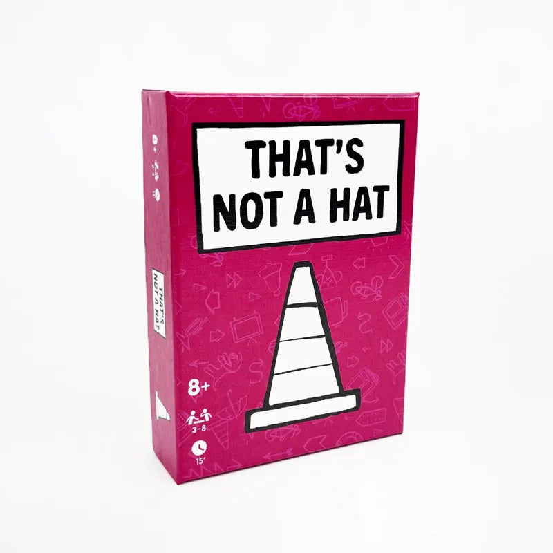 Unique That’s Not a Hat Happy Party Game Set,Top Board Game with Basic Extended Card Game, English Tabletop Game for 3-8 Players