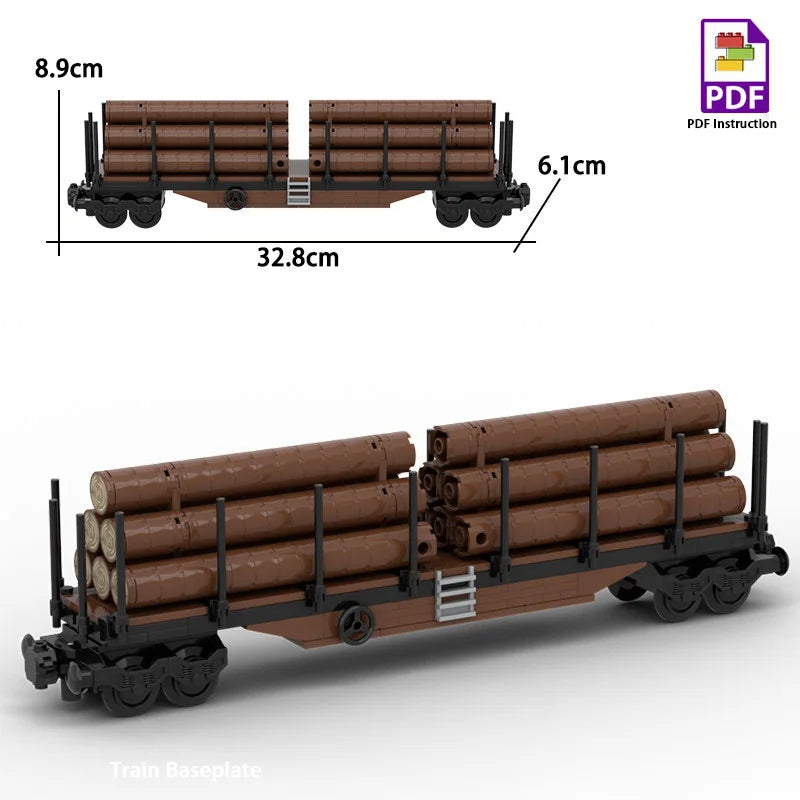 MOC Fuel Gas Tank Building Blocks Kit Wine Barrels Goods Container Forklift Bricks Toys Boys Gift