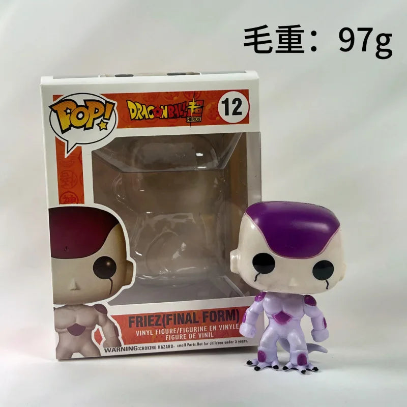 8 Styles Dragon Ball Funko POP Figures Goku Black Rose Piccolo Trunks Collectible Anime Desktop Decor Gift