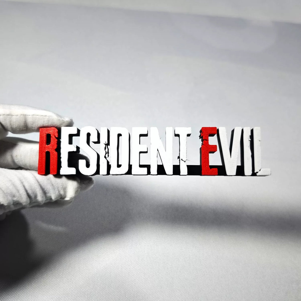 Resident Evil Magnetic Logo Stand Fridge Sticker 3d Desktop Ornament Umbrella Corporation Game Display Decor For Adult Game Fans