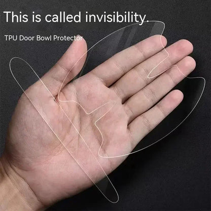 Car Door Handle Protective Sticker Wear Resistant Scratch Resistant Transparent Protective Strip TPU Door Bowl Protective Stick