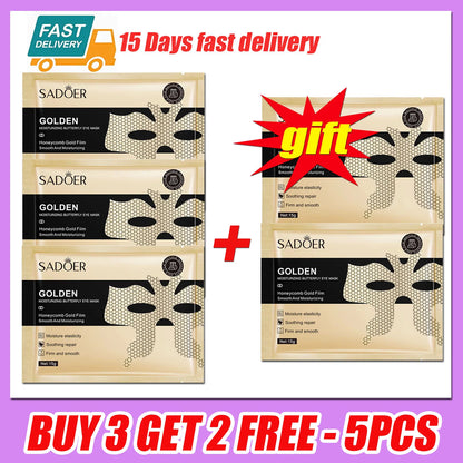 1/5/10/20PCS Peptide Golden Collagen Eye Mask Moisturizing Firming Smooth Anti Dark Circle Eye Pathes Eyes Mask Beauty Skin Care