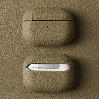 Genuine Leather Case For Airpods Pro 2 Cases Airpods 2 3 Bag Luxury Handmade Wireless Bluetooth Earphone Box Protective Shell