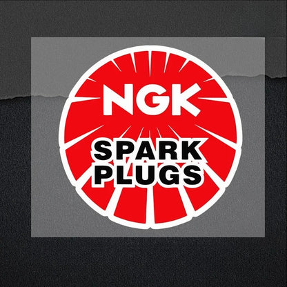 Waterproof Reflective NGK Spark Plug Car Sticker Creative Personalized Body Decoration Glass Sticker