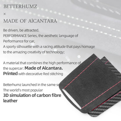 For Porsche Macan 2014-2024 Made of Alcantara Center Console Gear Shifter Panel Trim Sticker Car Interior Tuning Accessories