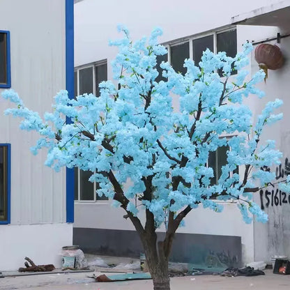 Artificial Cherry Blossom Tree, Large Fake Tree, Peach Blossom Tree, for Garden, Wedding, Hotels, Christmas & Home Deco