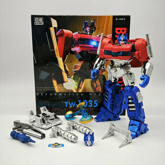 BAIWEI TW1035 TW-1035 Transformation Robot Car Model Set OP KO SS112 Action Figure Alloy Commander Deformation Toy