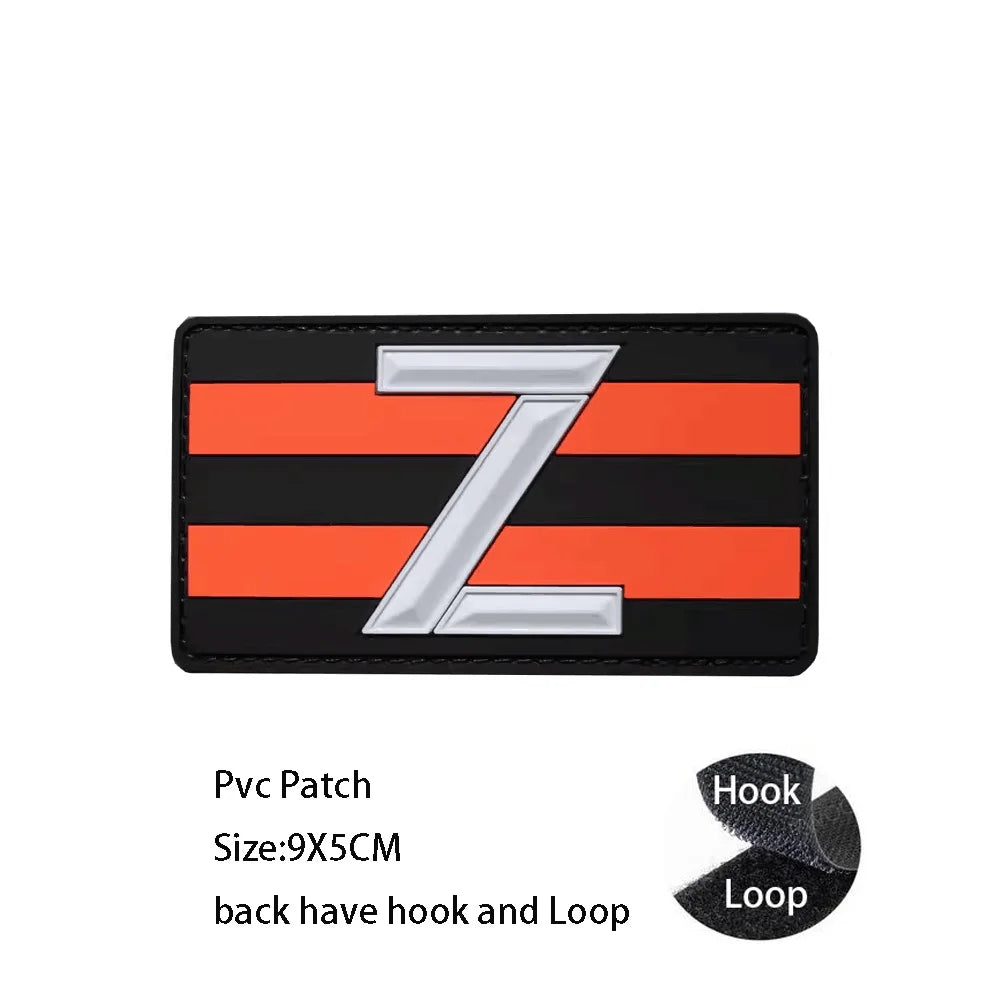 New 3D PVC Armband M416 Q Edition Armband Backpack Morale Collection Tactical Fast Tank Military Hook&Loop Patches for Clothing