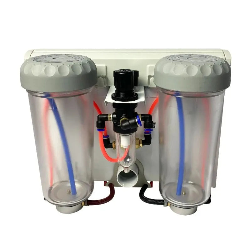 Dent Twin-Pen Sandblaster Dental Air Prophy Polisher Sandblasting Machine Lab Equipment jewelry Air Sand Blasting Tools