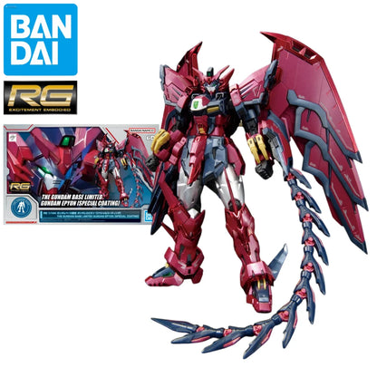 Bandai RG Gundam Epyon Special Coating 1/144 Scale Assembled Anime Action Figure Model Kit Gift for Collector & Fans Ornaments