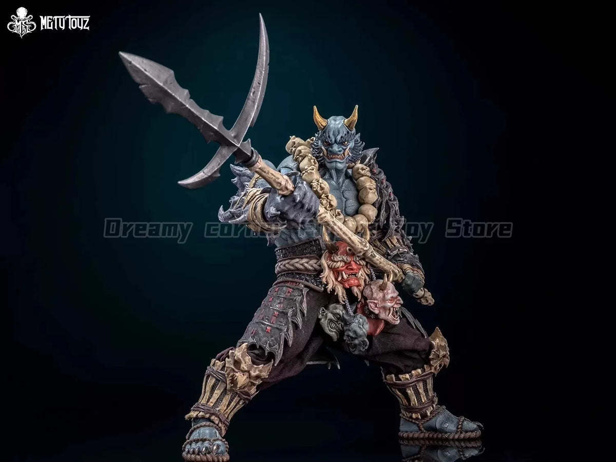【In Stock】Original Mety Toyz Demon Slayer Shura Takigawa Oni Samurai 1/10 Action Figure Toy Model Collection