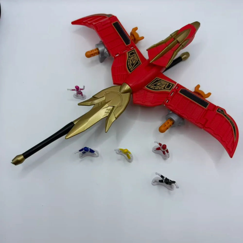 Power Rangers Ultimate Mega Thunderzord White Tigerzord Ultimate Megazord Action Figure Classic Figure Collectible Set Toy Gifts