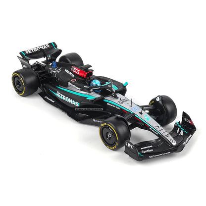 Bburago 1:24 2022~2025 Mercedes W15 44# Hamilton 63# Russell F1 series various styles Red Bull Ferrari McLaren Alloy car model