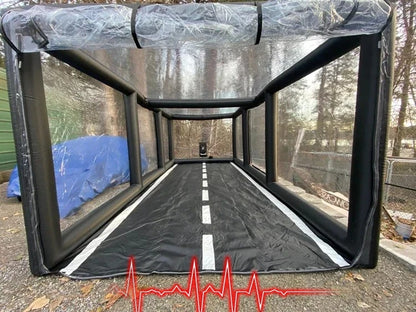 Spray Booth for Car Cover Storage Bag for Car Airtight Inflatable Car Garage Cover Tent Inflatable Paint Booth Inflatable