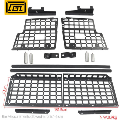 For Toyota Prado J95 Land Cruiser LC90 LC95 1998-2002 Accessories storage panel car rear trunk debris rack Car-Styling