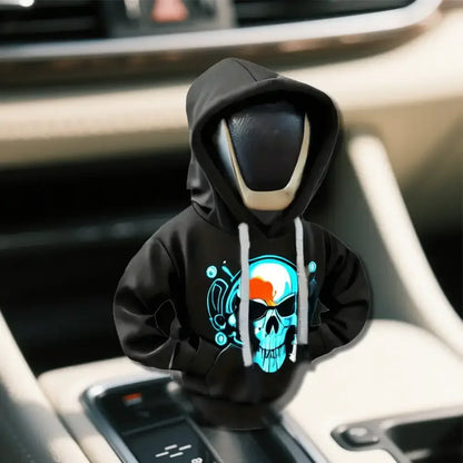 Universal Car Gear Shift Lever Cover Automotive Gear Shift Knob Sweatshirt Cover Vehicles Gear Knob Hoodies Interior Accessories