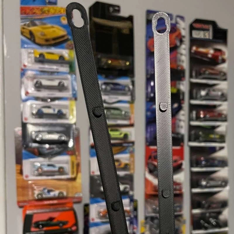 Wall Mount Display Strip for 1 64 Scale Diecast Cars Vertical Model Vehicle Organizer Rack