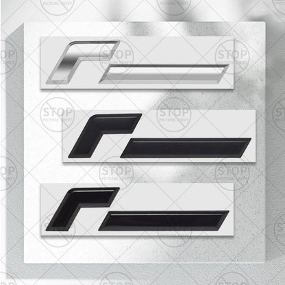 Car Sticker Racing Line R Logo 3D Decal Body Badge Rear Trunk Emblem For Golf 8th Generation High-Performance Modification