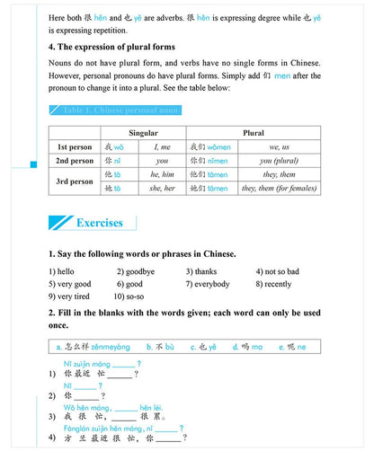 Fast Track Chinese Learn Hanyu Pinyin Book